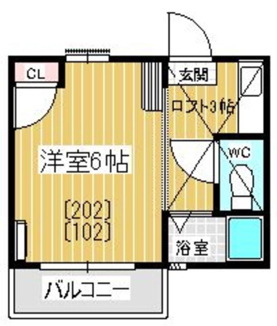 セーヌ千早IIの間取り