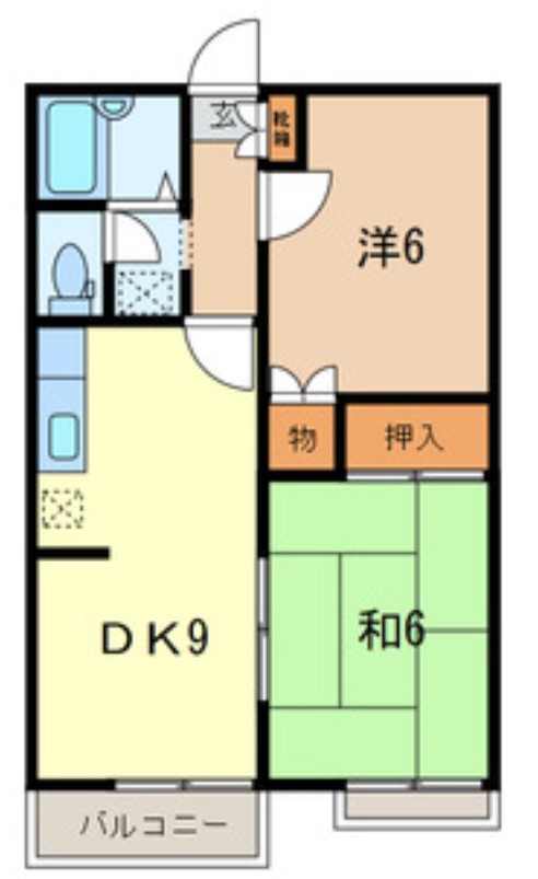 さいたま市西区三橋のアパートの間取り