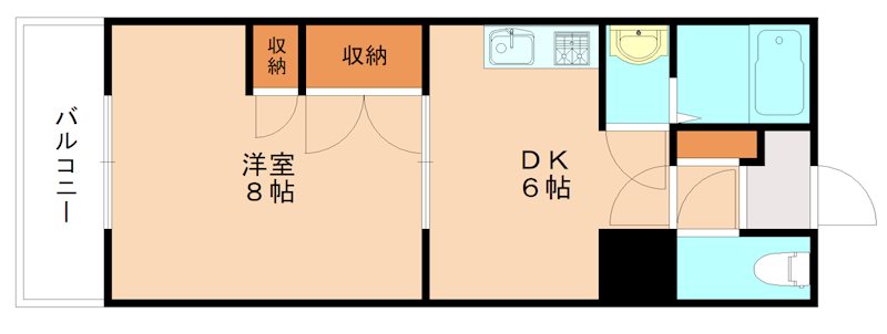 北九州市小倉北区泉台のマンションの間取り