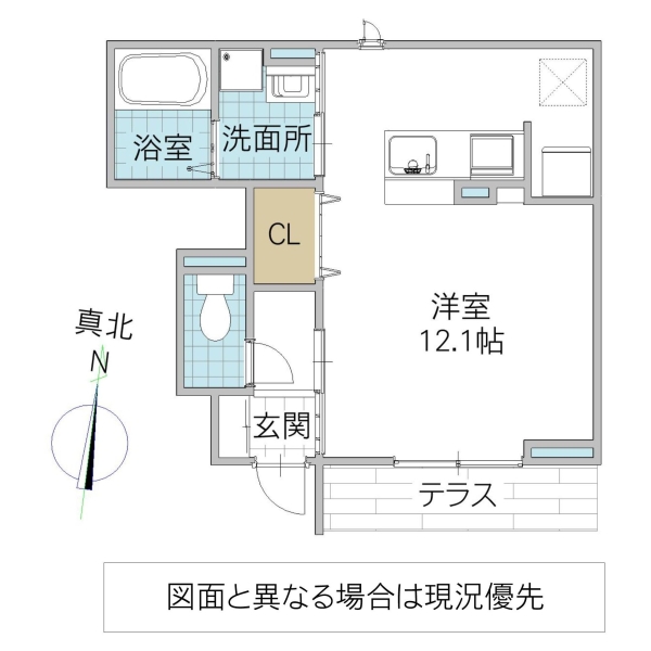 ベルクレール元吉田の間取り