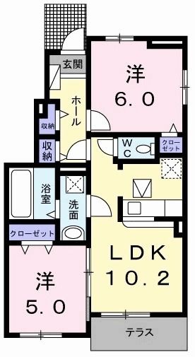 アイリス・Iの間取り