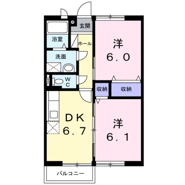 ターニングビレッジCの間取り