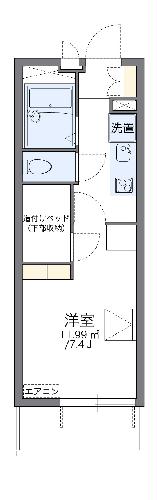 レオパレスＳＨＩＢＡＴＡIIIの間取り