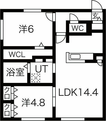 エスタシオン千歳の間取り