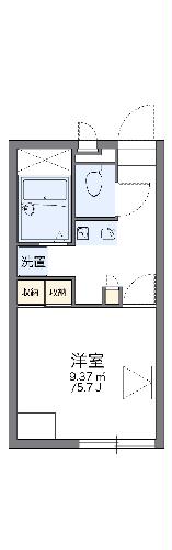 レオパレス忠の間取り