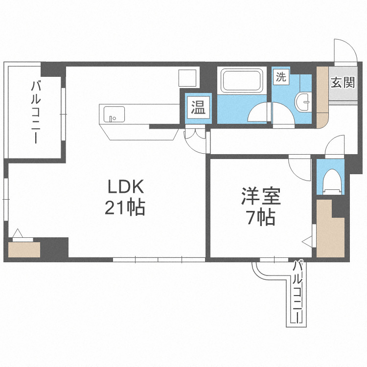 グレンパーク梅田北の間取り