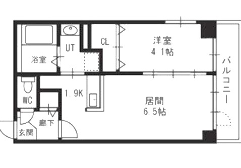 グランカーサ南６条の間取り