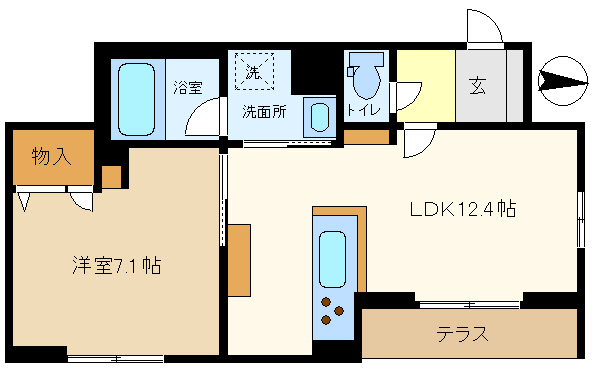 ドエルアーバンIの間取り