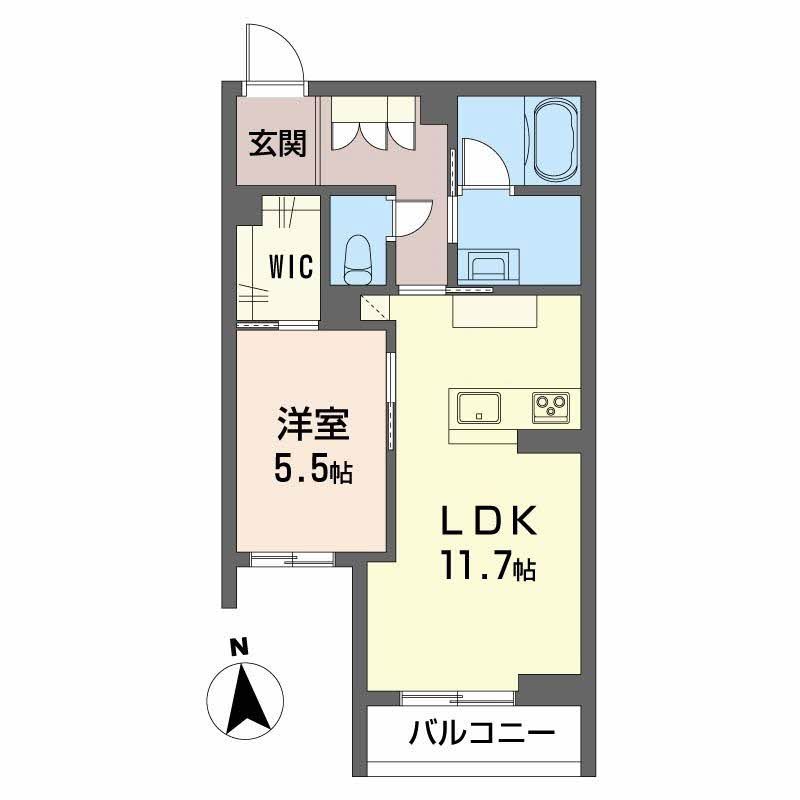 べレオＴ－Ｈ－Iの間取り