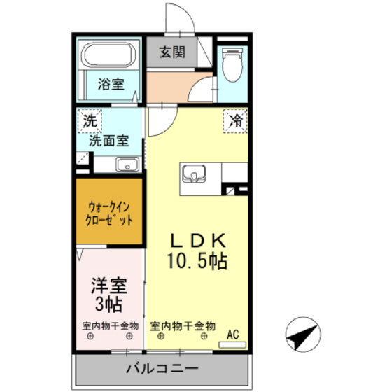 リヤン環水の間取り