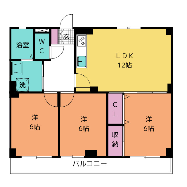 グランドハイツＣＥＮＴＵＲＹ２１の間取り