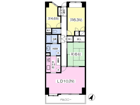 コスモ鴻巣_間取り_0