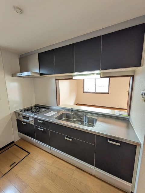 キッチン　ガスコンロ設置済みです