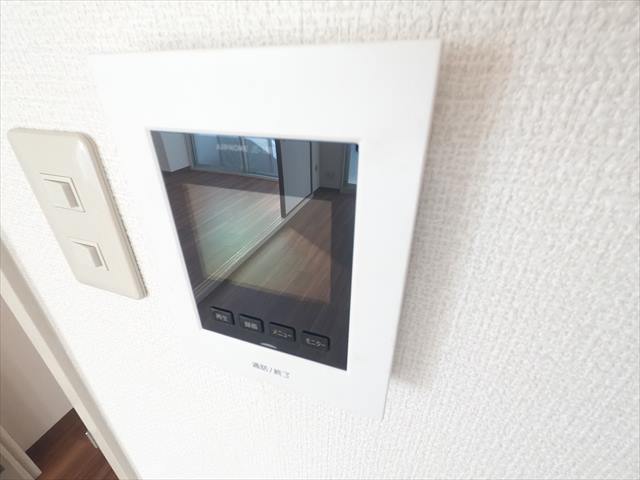 セキュリティ　防犯面も安心、訪問者の確認が出来るTVモニターホン