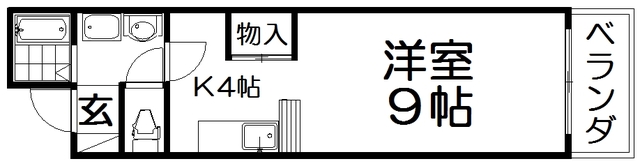 ハピネス渚の間取り写真
