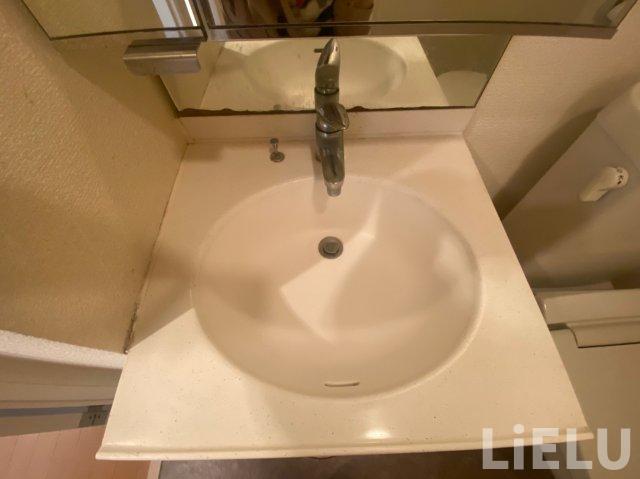 洗面設備　同シリーズ物件のモデルルームになります※現況優先