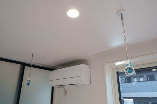 その他設備　室内洗濯干し