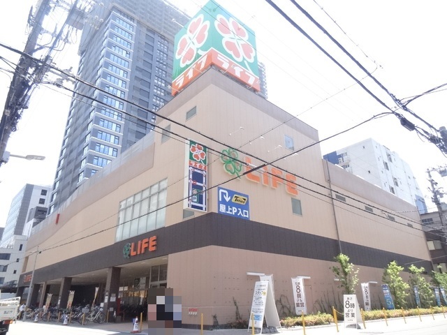 スーパー　ライフ堺筋本町店（スーパー）まで60m