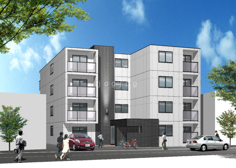 建物外観　外観パース