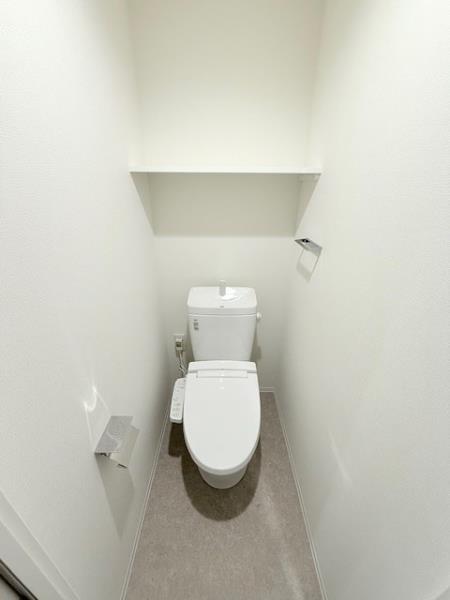 トイレ　ゆったりとした空間のトイレです