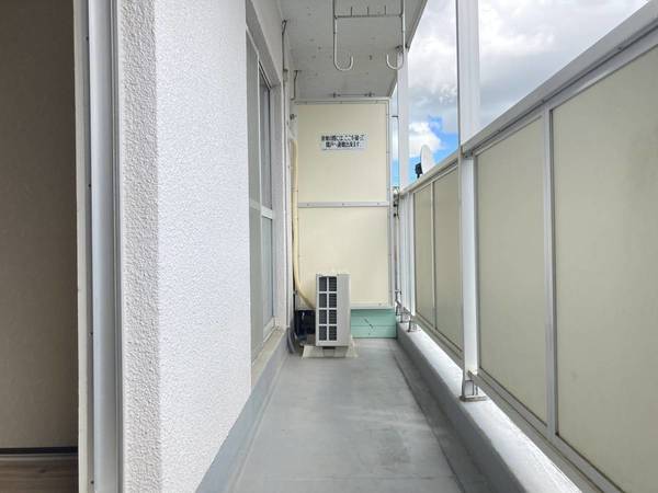 バルコニー　ビレッジハウスの同一物件・同一タイプの間取りの写真です