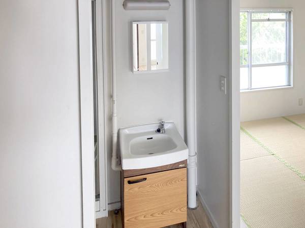 洗面設備　ビレッジハウスの同一物件・同一タイプの間取りの写真です