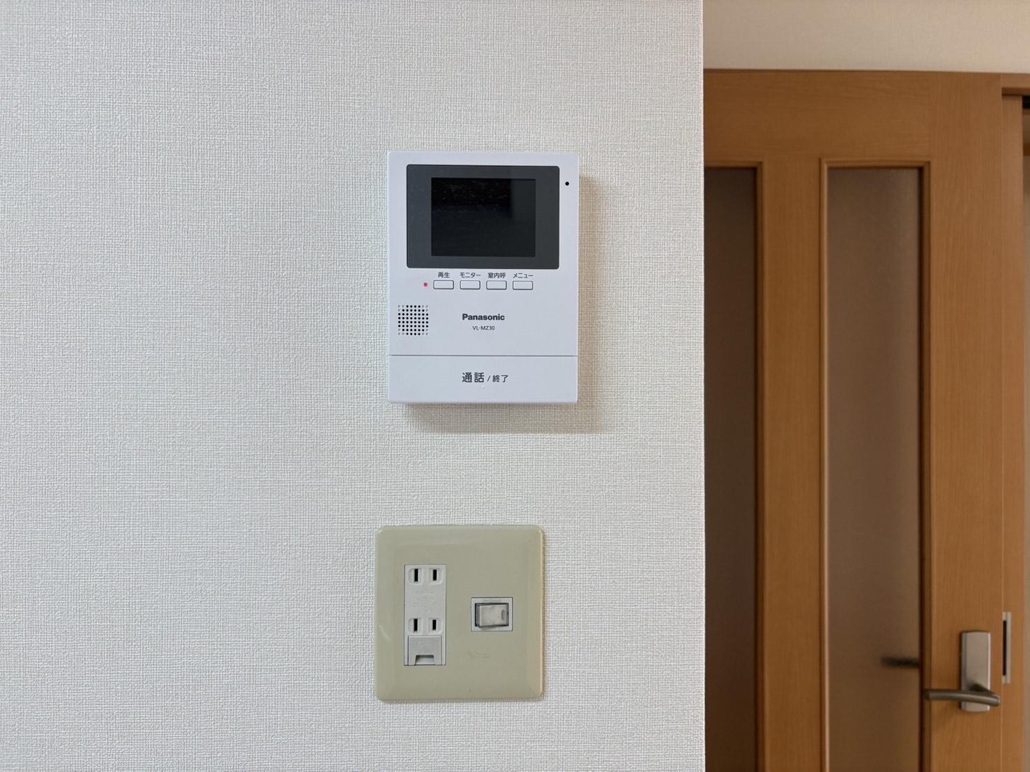 セキュリティ　TVモニターホン付きなので来客対応も安心♪