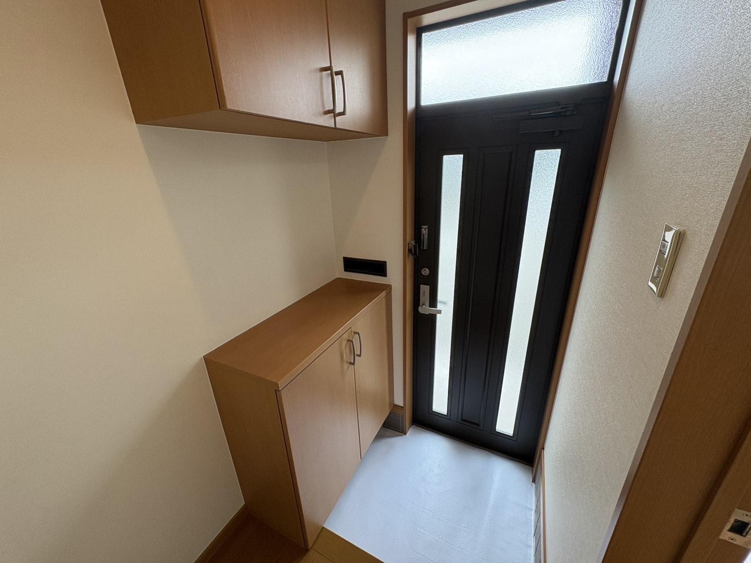 玄関　安心のWロック☆シューズBOX付きです！