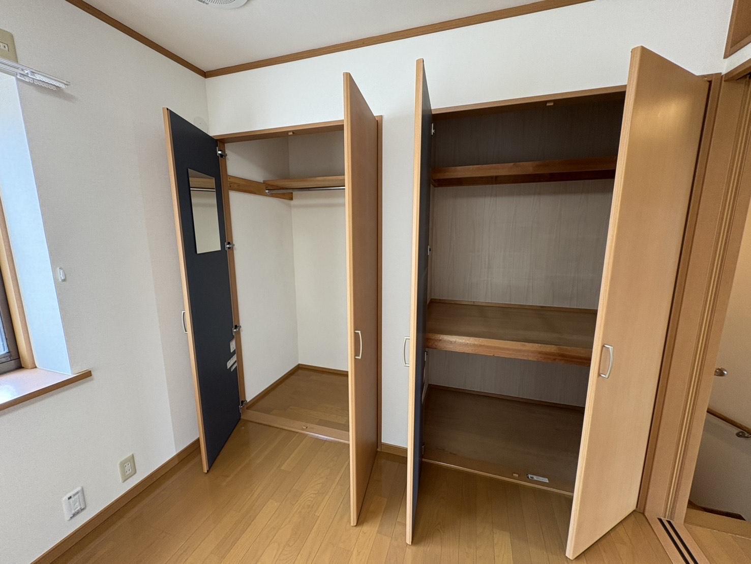 収納　収納スペースはたっぷりあります！