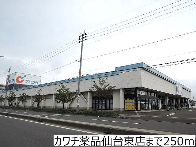 ドラックストア　カワチ薬品仙台東店（ドラッグストア）まで250m