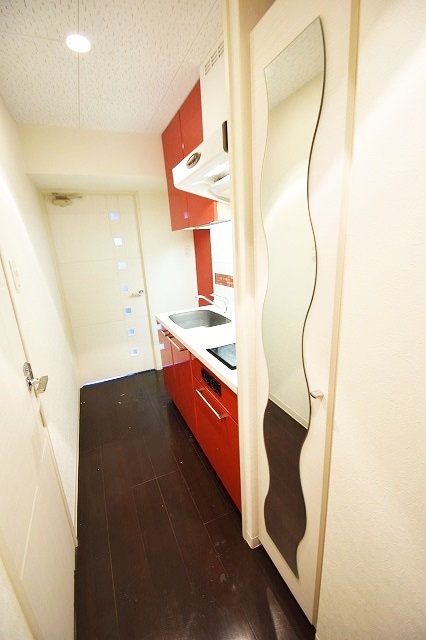 玄関　玄関まわりもスタイリッシュです＊号室によってカラー配色違いま