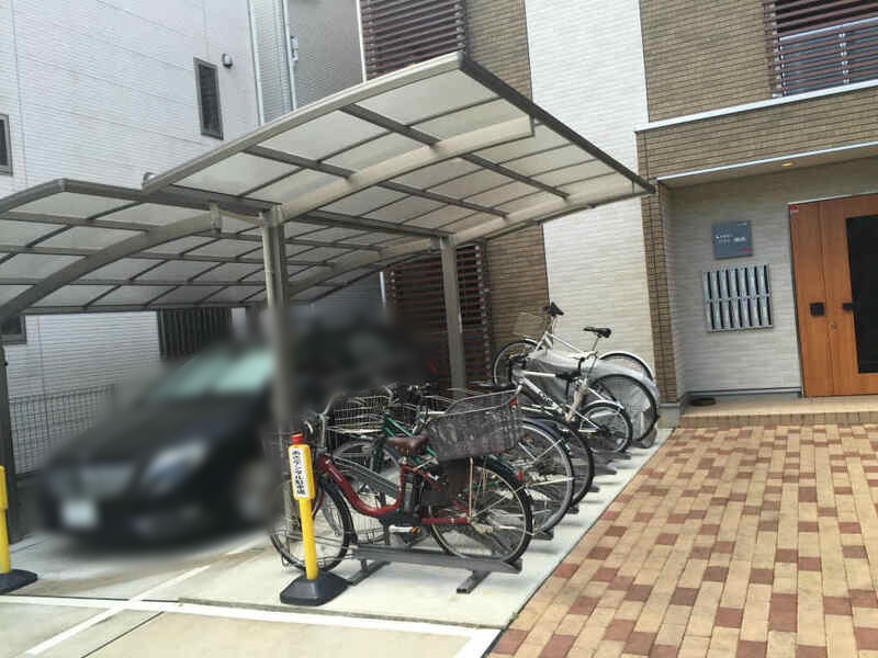 その他共有部分　屋根付き駐輪スペース付き♪
