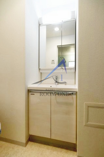 洗面設備　洗面台です。