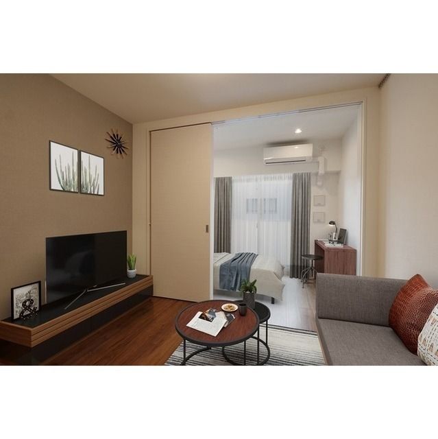 居室・リビング　※家具・調度品等はCG加工です。実際の賃貸住居には含まれませ