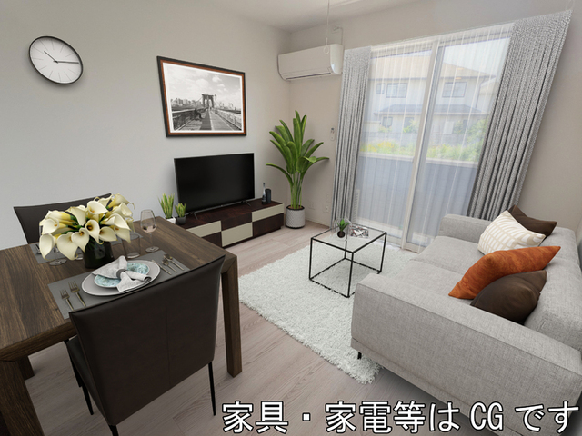 居室・リビング　（※家具・家電はＣＧです）