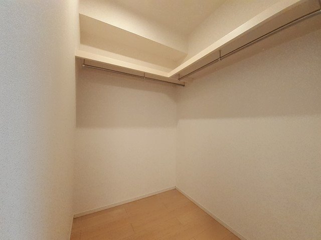 収納　たっぷりとした収納スペースです
