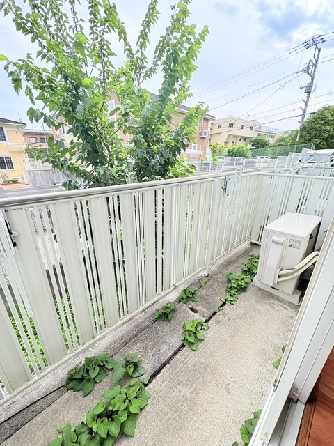 バルコニー　バルコニーがあるので洗濯物を太陽の下で干すことができます♪