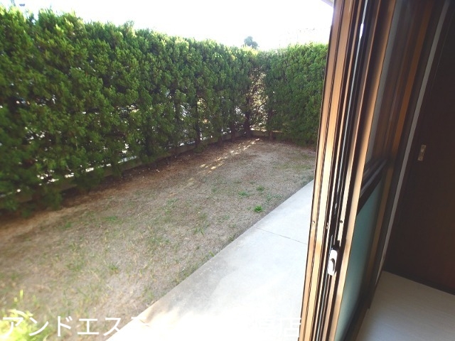 広い専用庭付き