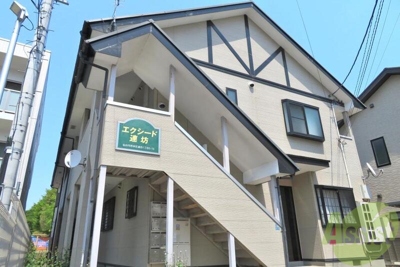建物外観　仙台市若林区連坊「エクシード連坊」