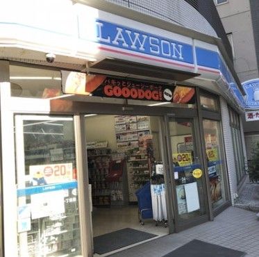 コンビニ　ローソン 浅草橋一丁目店（コンビニ）まで107m