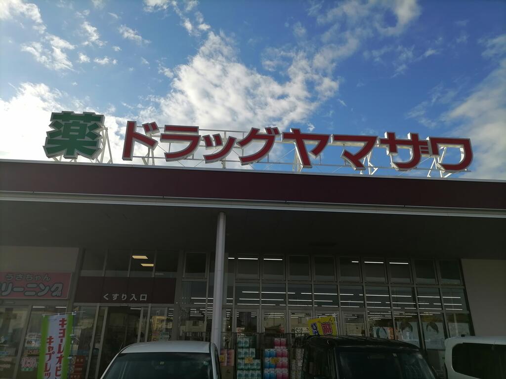 ドラックストア　ドラッグヤマザワ塩釜中の島店（ドラッグストア）まで1215m