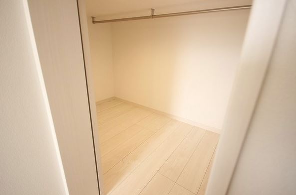 収納　たっぷりとした収納スペースです