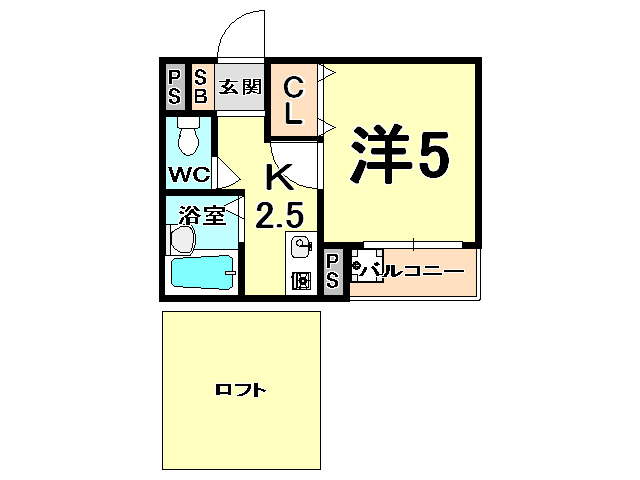 アグレアーブル塚口の間取り写真