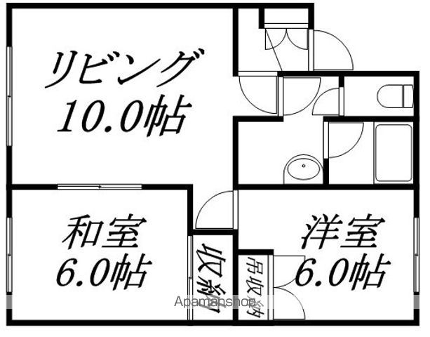 プレサントKハイツ 3号棟の間取り写真