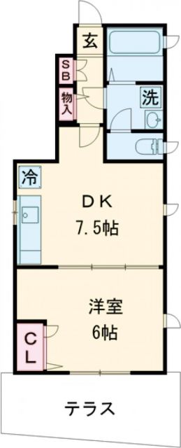 アヤメゾン初台の間取り写真