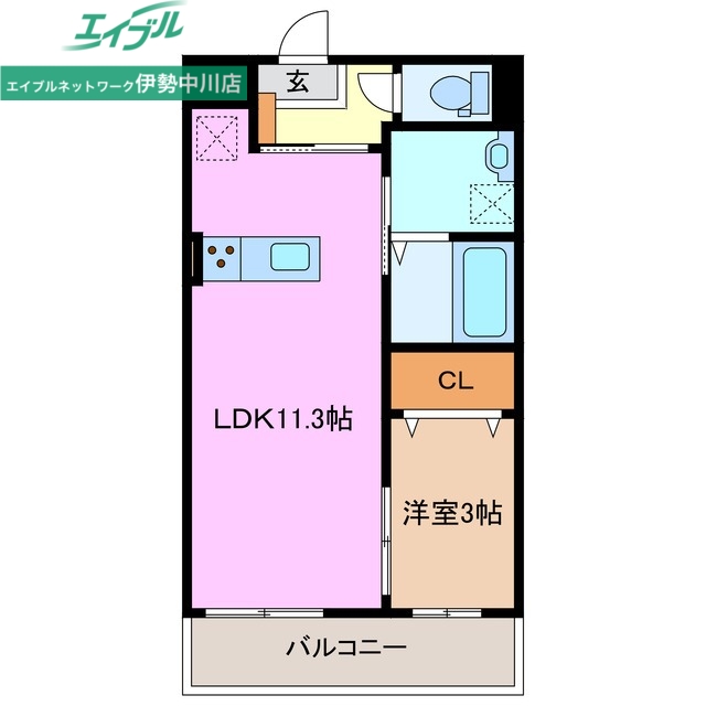レジデンス西松の間取り写真