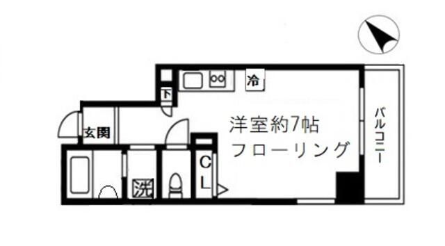メゾンアワジIIの間取り写真