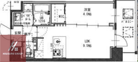S-RESIDENCE江坂focalの間取り写真