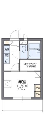 レオパレスサウスファームの間取り写真