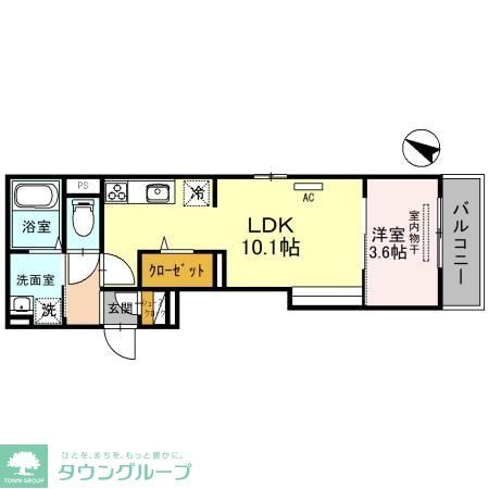 Clashist大和田の間取り写真